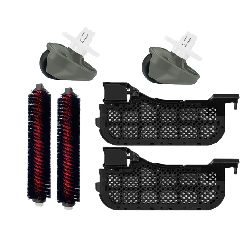 

AB15-For Roborock S8 Pro Ultra Cleaning Tank Filter High Speed Maintenance Cleaning Brush Accessories Front Wheel Caster