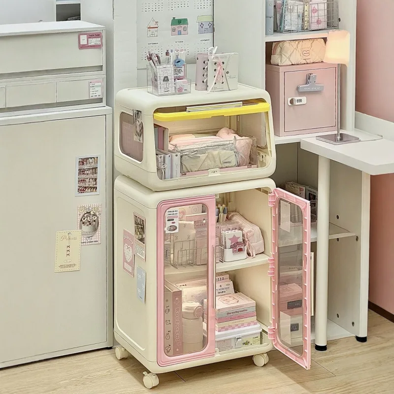 خزانة تخزين، خزانة منزلية إبداعية، سعة كبيرة، رف متعدد الطبقات، صندوق تخزين متعدد الوظائف #2