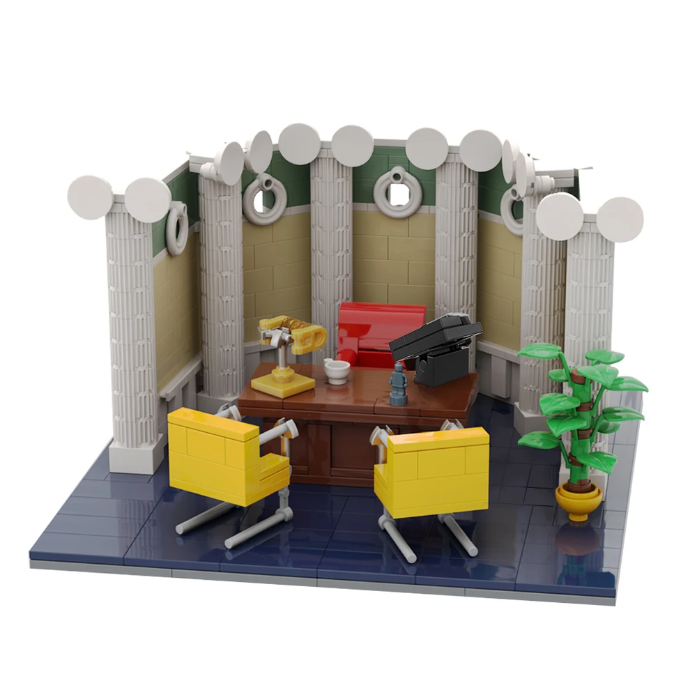 NONE Gobricks Moc TV-Drama besser nennen Saul Goodman Büro brechen Bad Walter White Pinkman Baustein Ziegel Spielzeug Kind Geschenk 3