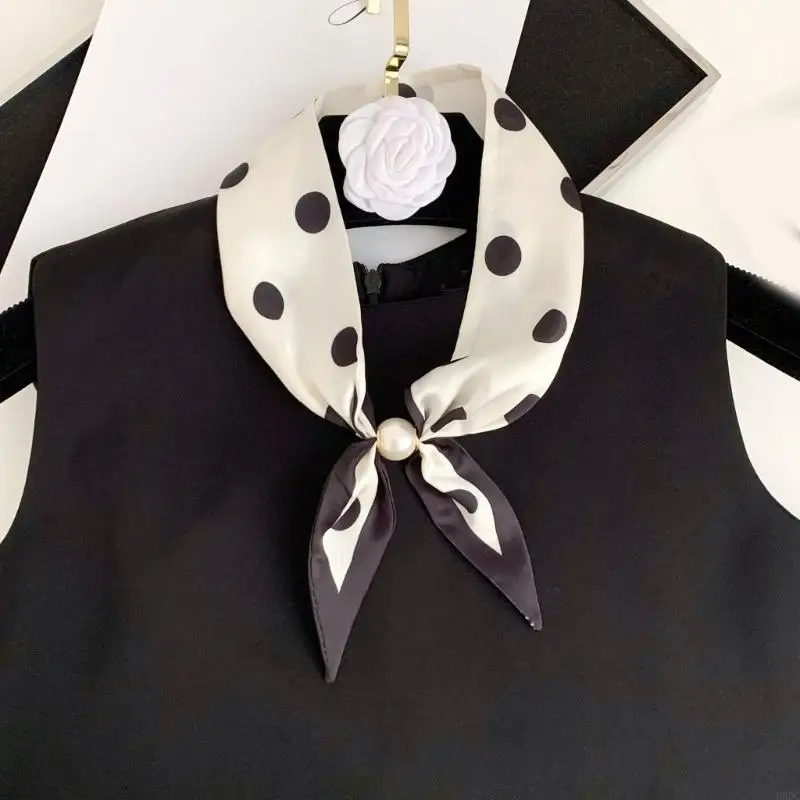 Dotted Scarf for Women Kerchief Scarf Exotic Scarf Neck Scarves Girls Gifts Y166