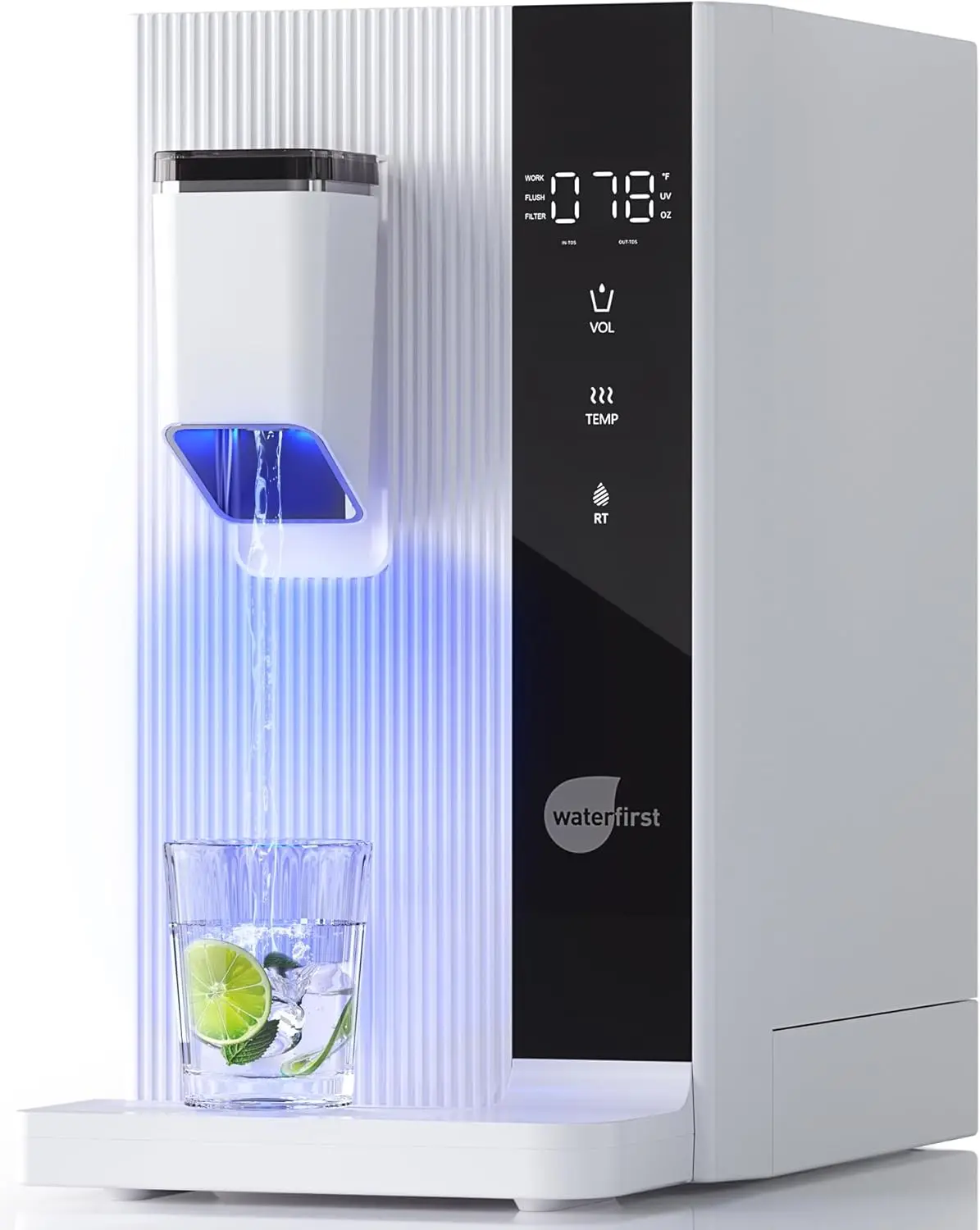 Reverse Osmosis Water Filter Countertop, RO System with 3S Hot, NSF/ANSI 58, SGS, EPA, 5 Stage Purifier for Family