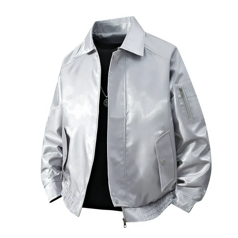 

Осенне-зимняя верхняя одежда, мужская новая модная брендовая мужская бейсбольная куртка с воротником, осенняя повседневная летная куртка, одежда