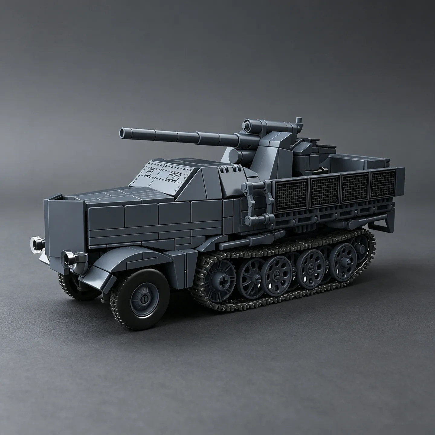 

Масштабная модель 1/35: Немецкая самоходная зенитная пушка Sd.Kfz.9 Famo 8.8см Flak 37 на полугусеничном ходу времен Второй мировой войны, сборный набор для мальчиков