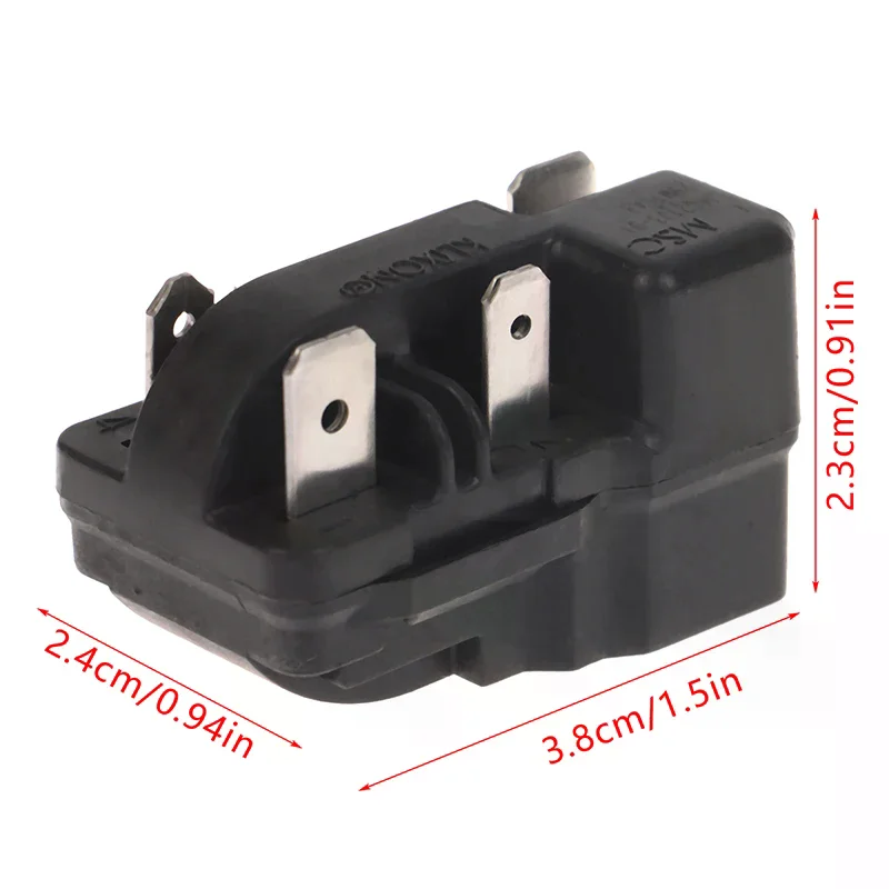 Single PTC Starter KLIXON Relay with Overheat and Overload Protection for BCD-220TG Refrigerator Compressor