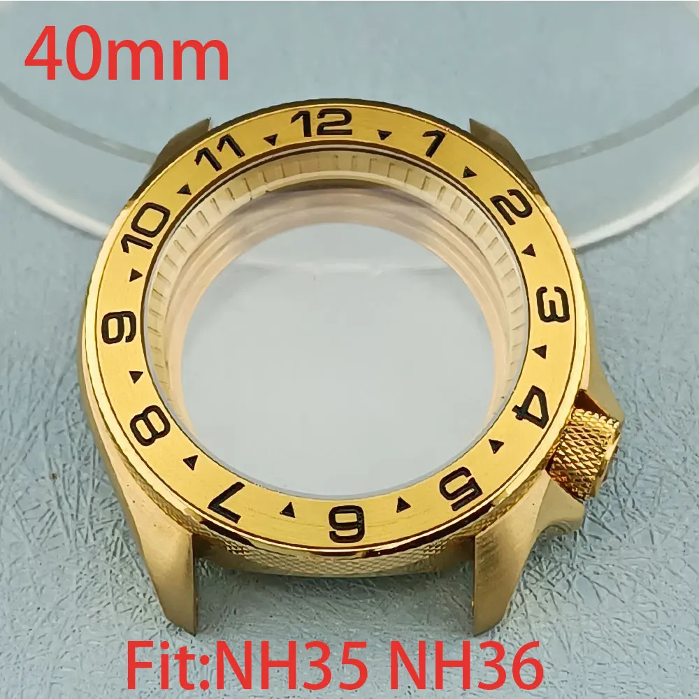 

40mm SKX007 SKX009 Watch case NH35 Case 316L Stainless steel sapphire glass 10bar waterproof suitable for NH35 NH36 movement