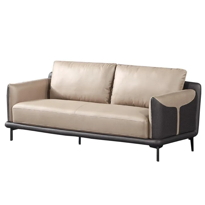 

Business meeting office sofa stylish and simple three-person office sofa combination