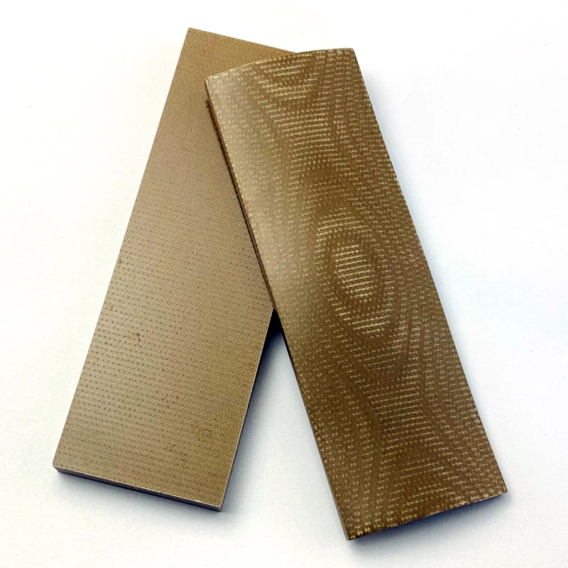 Imagem -05 - Linho Micarta Board para Faca Ferramentas para Faca Handle Scales Faça Você Mesmo Making Materials Linho Mikata Placas 120x40x8 mm 160x50x8 mm Peças por Lote