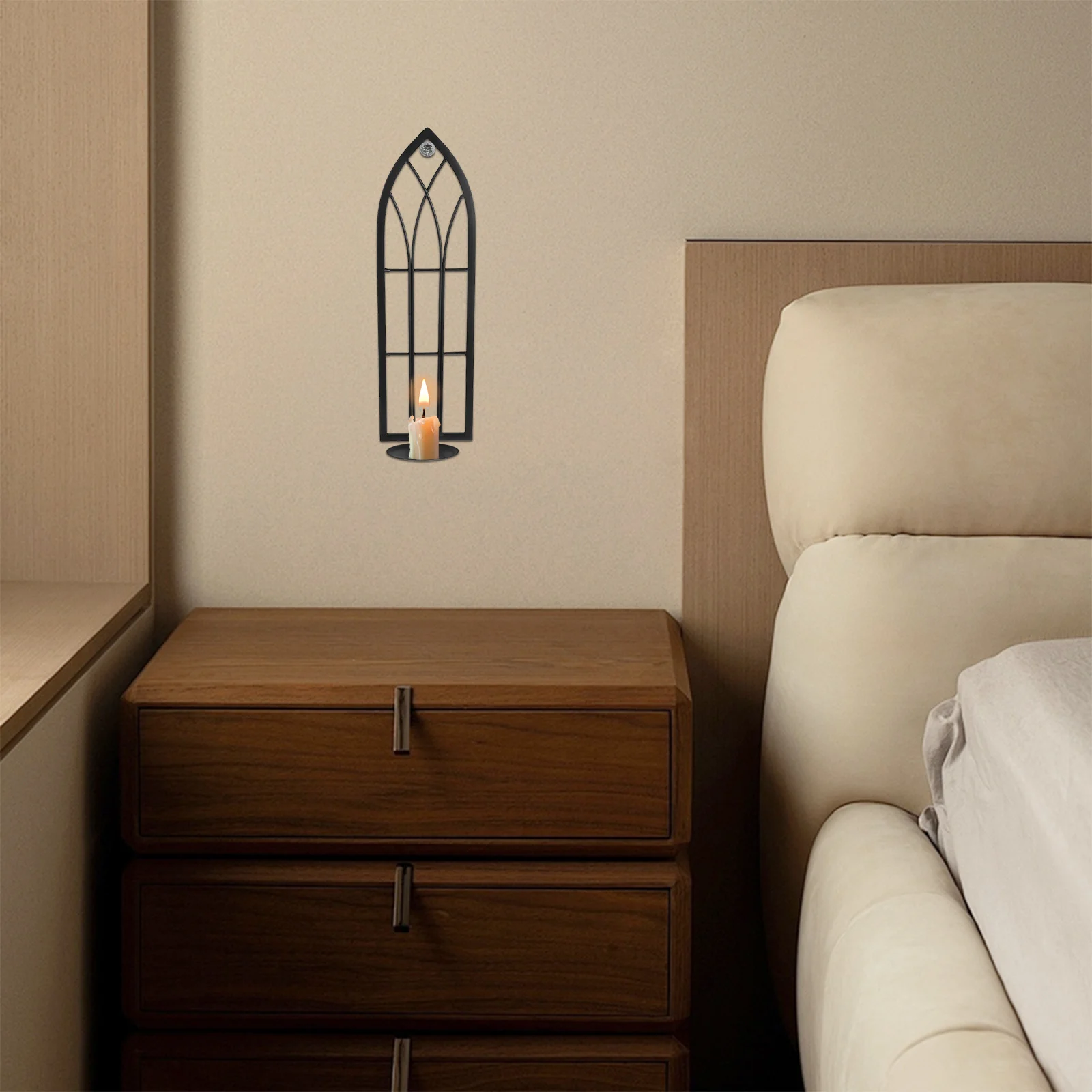 

Minimalist Iron Wall Holder Stylish Home Decor for Hallway Entryway Romantic Ambiance Wall Mount Holder Decorative