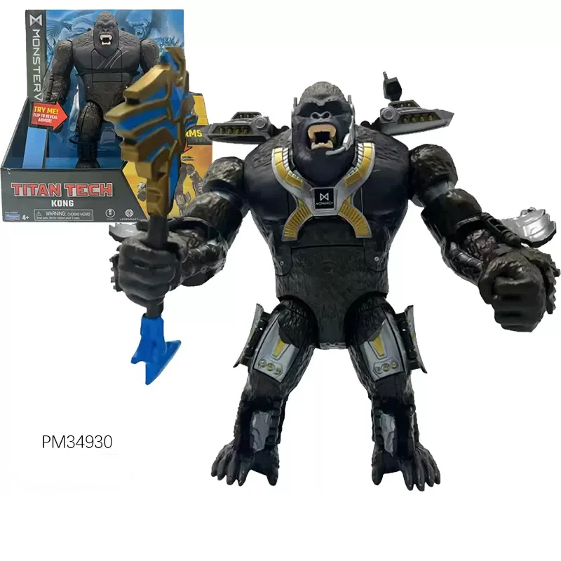 2024 New Empire Godzilla VS Kong Transforming Godzilla Movable Joint Action Figure Model Doll Toys Collect Ornaments Gifts