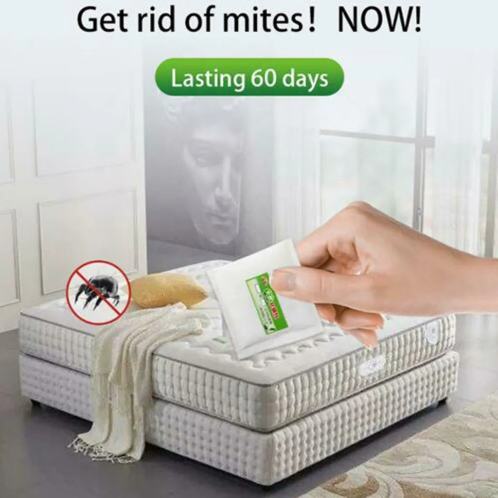 Safe And Nontoxic Anti-Virus Mite Bag Natural Extract Lemon-Scented Gum Leaf Baby Security Bed Acarid Kill Killer
