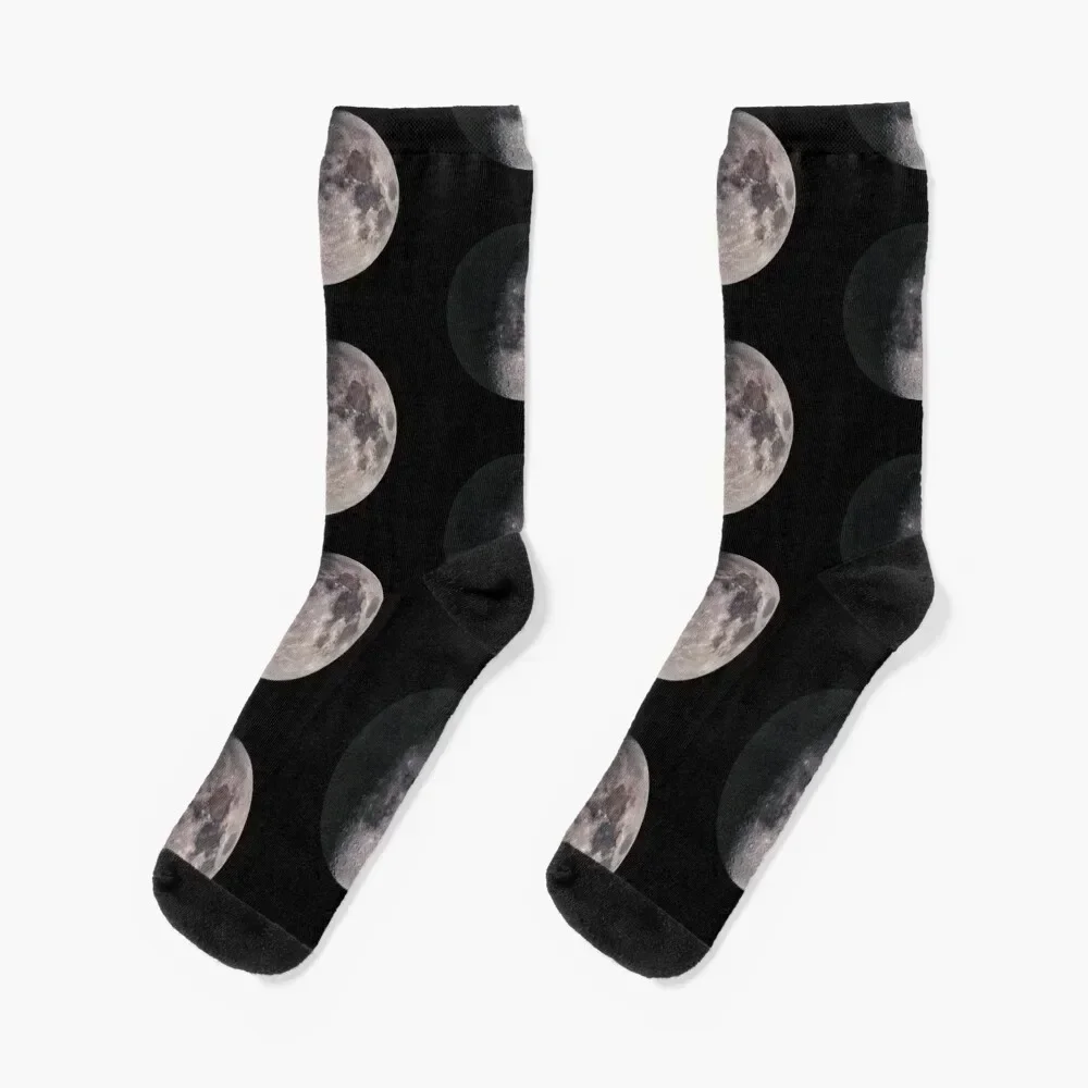 

THE MOON Socks fashionable basketball gym Men's Woman Socks Men's halloween Novelties bright garter kawaii Women Socks Men's