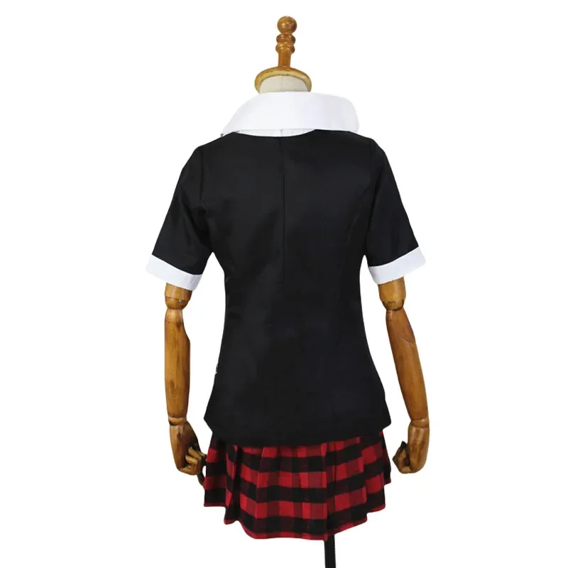 Junko Enoshima Cosplay Costume pour femme, Anime a recruté un anronpa, Uniformes scolaires, Monokuma, Épingles à cheveux, Tenue pour fille trempée