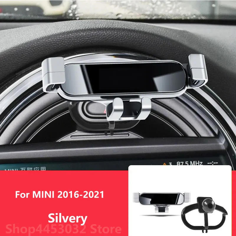 Car Accessories Mobile Phone Holder For MINI Cooper S F54 R60 F60 F55 F56 F57 Rotatable Mounts Bracket Stand Support 3 Colors