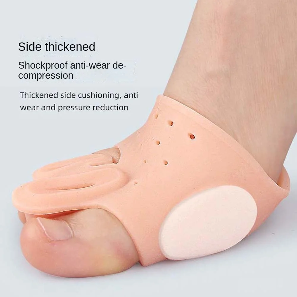 Foot Valgus Corrector Toe Straightener Forefoot Pads Foot Care Tools Toe Brace Splint Toe Valgus Adjuster Thumb Bunion Orthotics