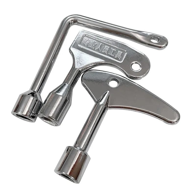 Key Fit for Triangle Lock Square Lock Airfoil Lock That Be Applied to Train High-speed Rail Elevator and Cabinet Door