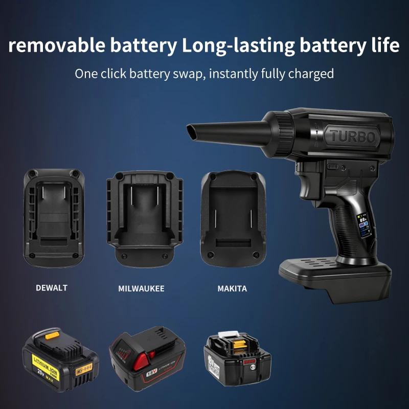 40mm turbo ventilador sem escova poderoso ventilador de ar velocidade do vento 500g espanador de ar aspirador de pó para carro/teclado/pc/casa multi-functiona