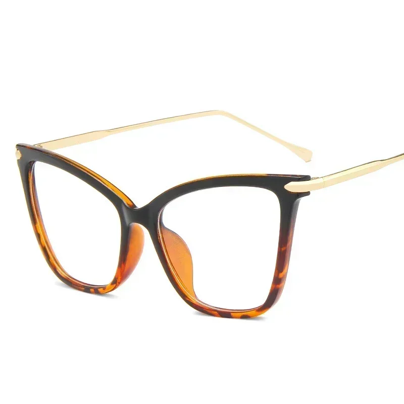 Stilvolle Cat Eye Brille Frauen Männer Übergroße Brillen Marke Designer Nette Klare Brillen Mode Optische Rahmen Oculos