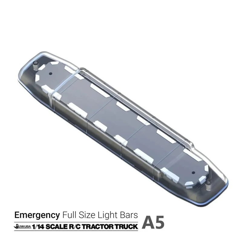 Juwuba rc led telhado luz de advertência engenharia incêndio 5v amarelo para 1:14 tamiya rc caminhão 770s actros 3363 fh16 homem tgx luu peças