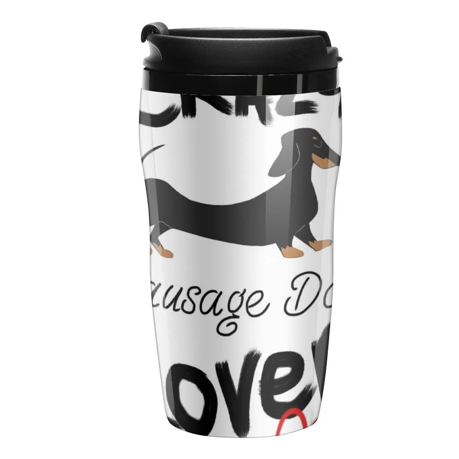 

New Crazy Sausage Dog Lover - Dachshund Travel Coffee Mug Cup Coffee Set Cute Mugs Espresso Coffee Cups