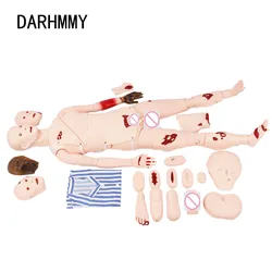 MultiFunctional Trauma Care Manikin Nursing Training Manikin Model Patient Care Simulator Medical Nurse Training Dummy