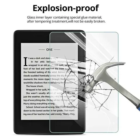 Защитные пленки HD для Kindle Paperwhite 12-го поколения, закаленное стекло 9H — пример использования