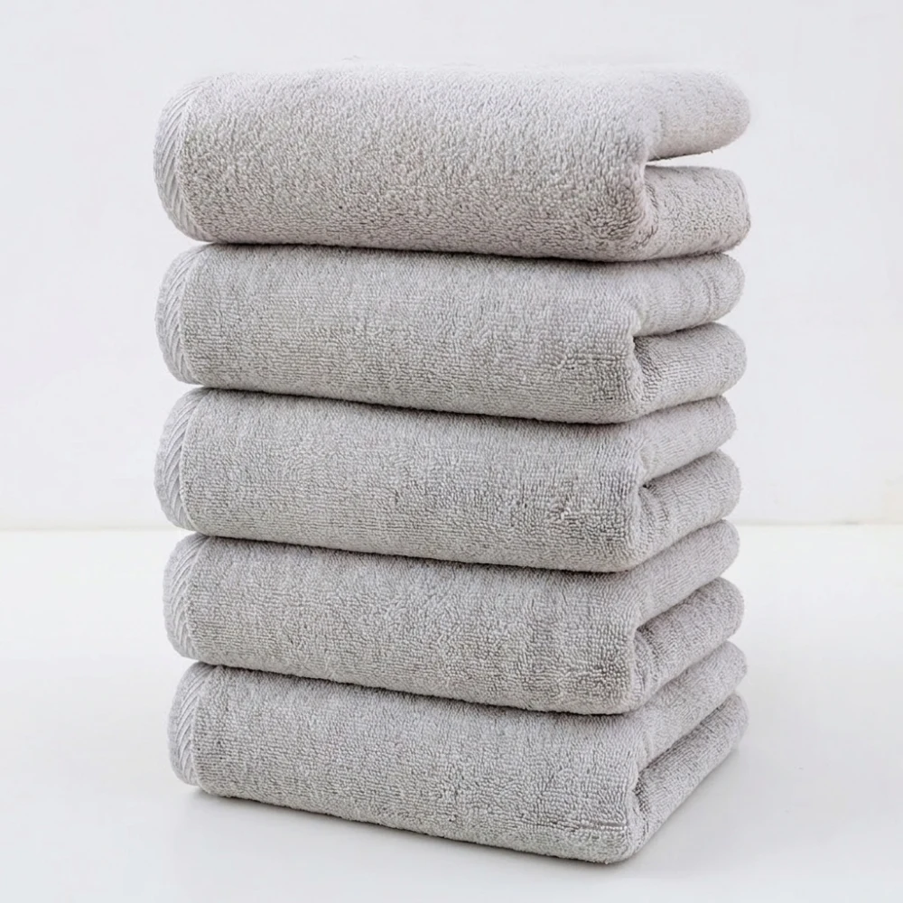 Soft Cotton Face Towel Bathroom Washcloth Set Super Absorbent Thickened Skin Friendly Breathable Luxury Home Hotel Textiles