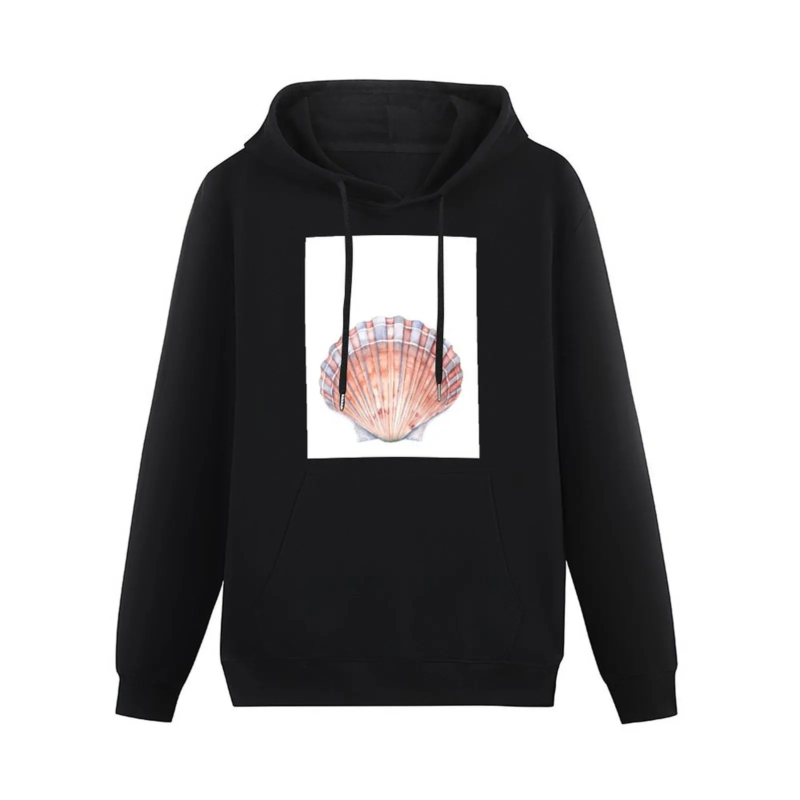 Seashell Pullover Hoodie japoński styl męska jesienna odzież męska oversize bluza z kapturem