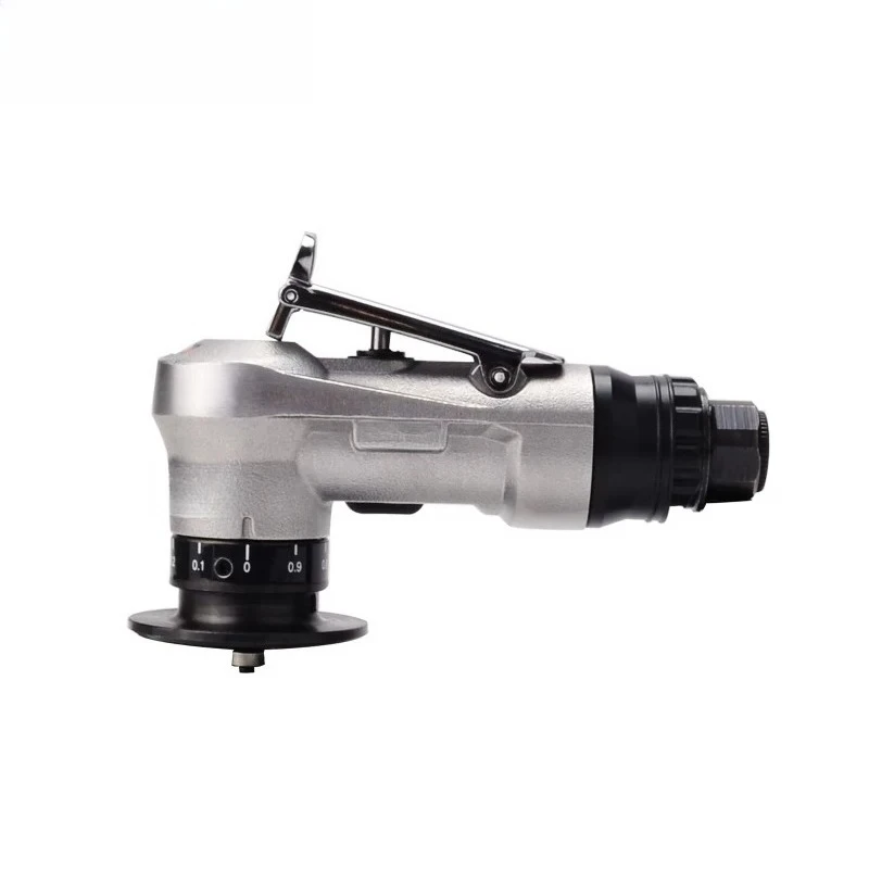 Handheld Pneumatic Chamfering Machine, Fixable Straight Edge Beveling Tool, Industrial Metal Deburring Machine