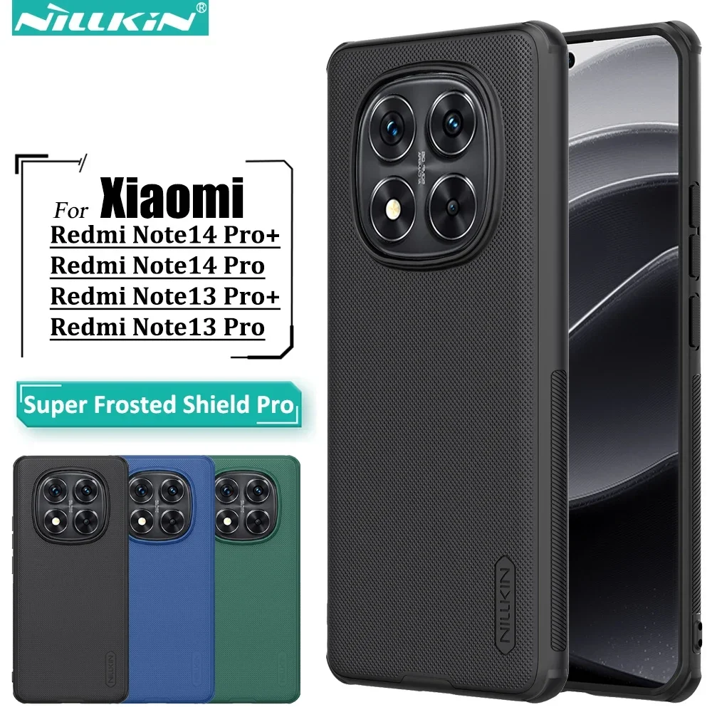 Nillkin Case for Xiaomi Redmi Note 14 Pro / Redmi Note 14 Pro+ Slim PC+TPU Anti-Scratch Fingerprint Proof Phone Protective Cover