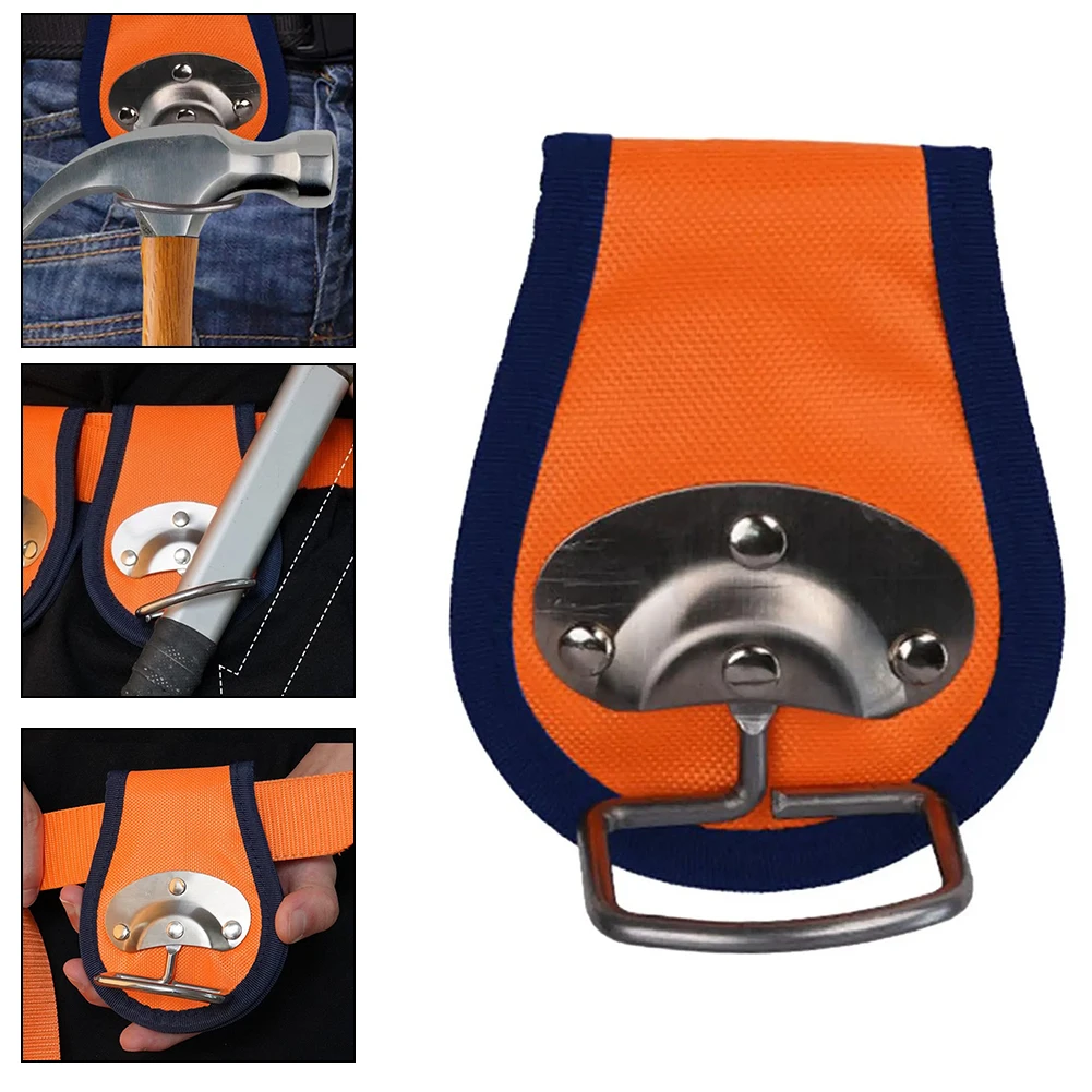 Quick Insertion Fixed Hammer Holder For Tool Belt Mallet Hammer Hanger Single Hole Hammer Hook Tool Storage Tool Belt Hot Sale