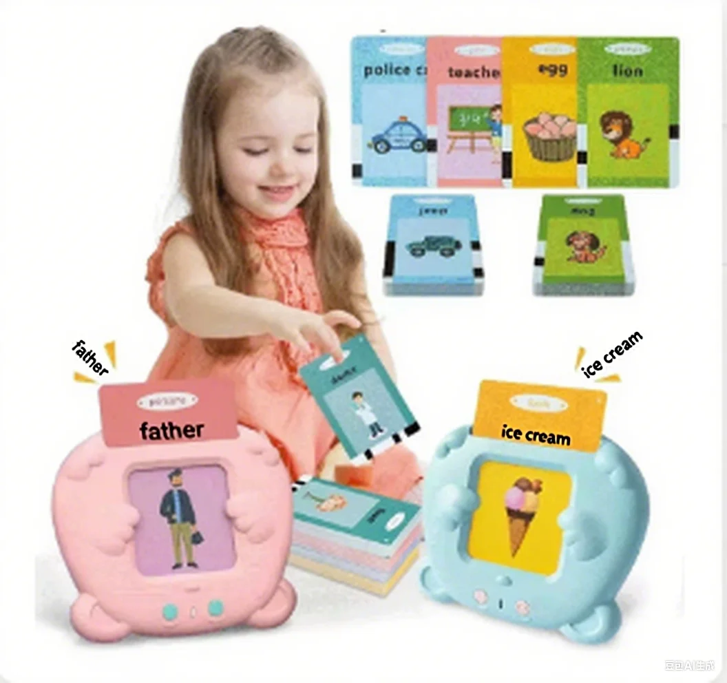 Vietnamees Engels Tweetalig onderwijs Pratende Flash-kaarten Vroege leermachine voor kinderen Vietnam