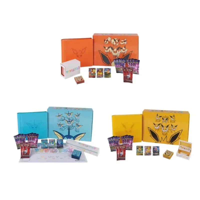 Authentic Anime Game Peripheral PTCG Pet Elf Advanced Gift Box Summer Special Chinese Edition Collection Card Toys Birthday Gift