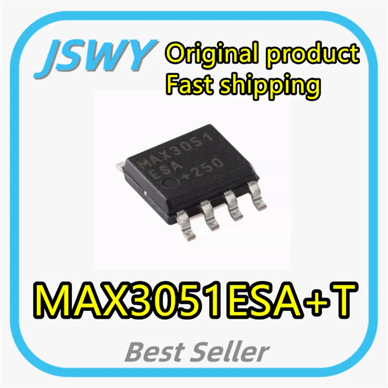 (5/50 pieces) MAX3051ESA+T SOP-8 MAX3051ESA Low Current CAN Transceiver Chip 100% Brand New Original Fast Shipping Electronic