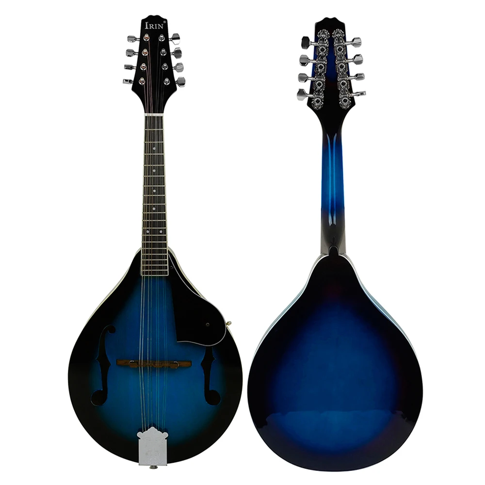 IRIN 8 Strings Mandolin Guitar Basswood Body A Style Acoustic Mandolin Guitarra with Bag Picks Capo Guitar Parts & Accessories