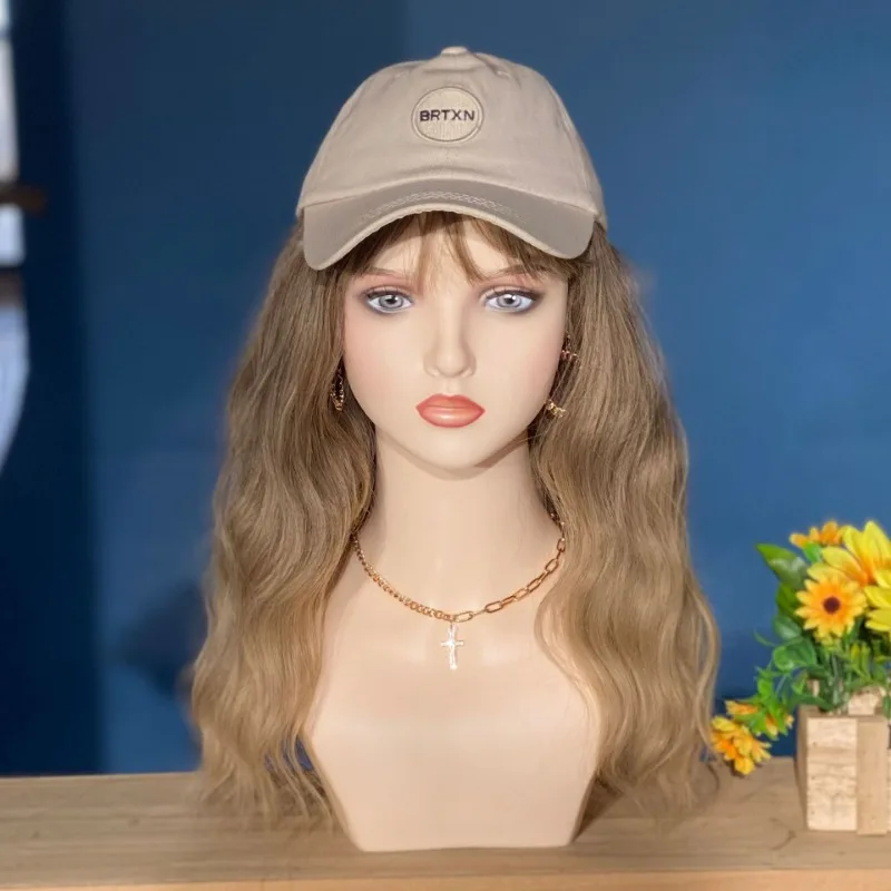 Kepala boneka manekin wanita realistis kepala boneka manekin PVC untuk tampilan topi perhiasan Wig