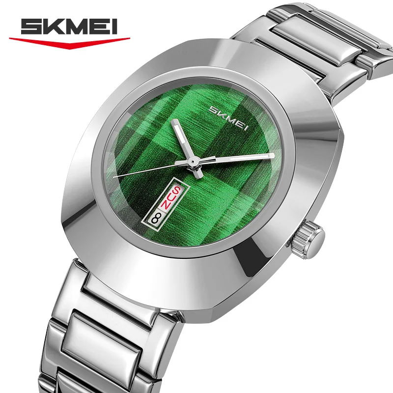 SKMEI 9410 Waterproof Weekly Calendar Business Luxury Men's Watch New Retro Design Premium Dial Men's Quartz Watch