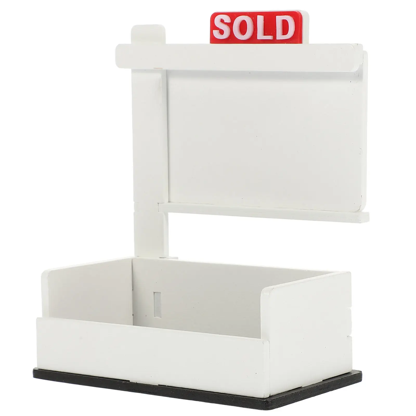 Double Layer Wooden Acrylic Business Card Holder Desktop Organizer Compact Space Saving Cards Storage Stand for Office and Real