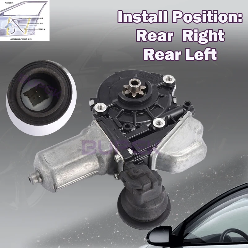 

82750/82751-3JA0A For Infiniti QX60/JX35 2013-2018 Car elevates universal electric glasses motor accessories window lifter tool