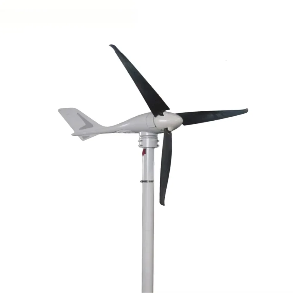 S-700 Wind Turbine Motor Generator Marine Type Windmill 3 CFRP Blades With External Type WindSolar Hybrid Controller