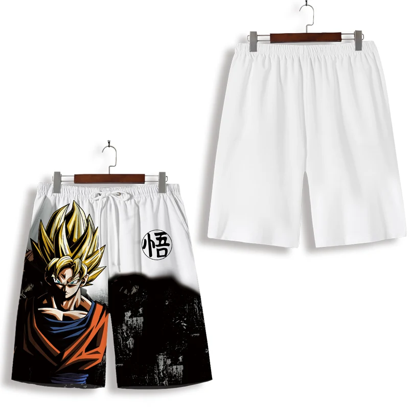 

2025 Summer Hot-selling 3D Printed Shorts Anime Dragon Ball Shorts Wukong Summer Children Adult Casual Fashion Trend Shorts
