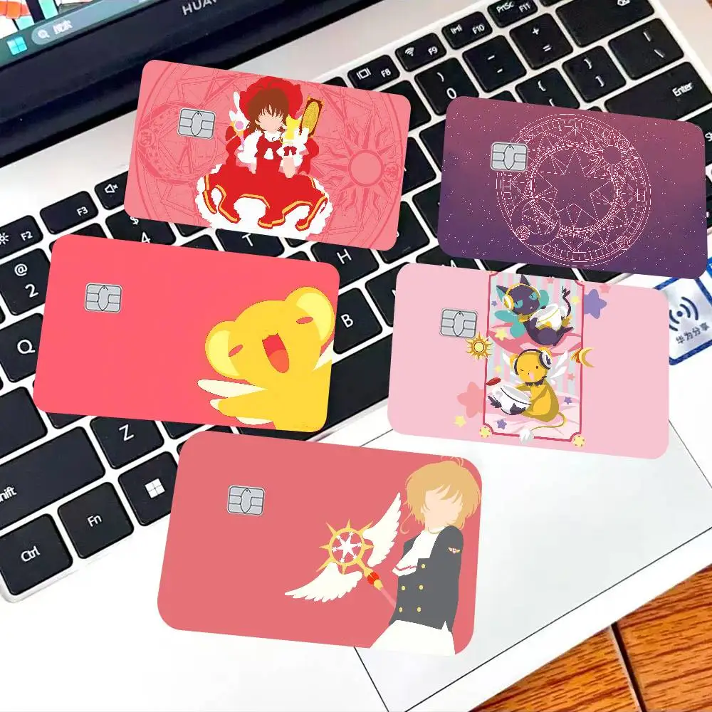 

Card Captor Sakura Anime Anmie Sticker Film Skin Cover For Credit Card Debit Bank Card Front