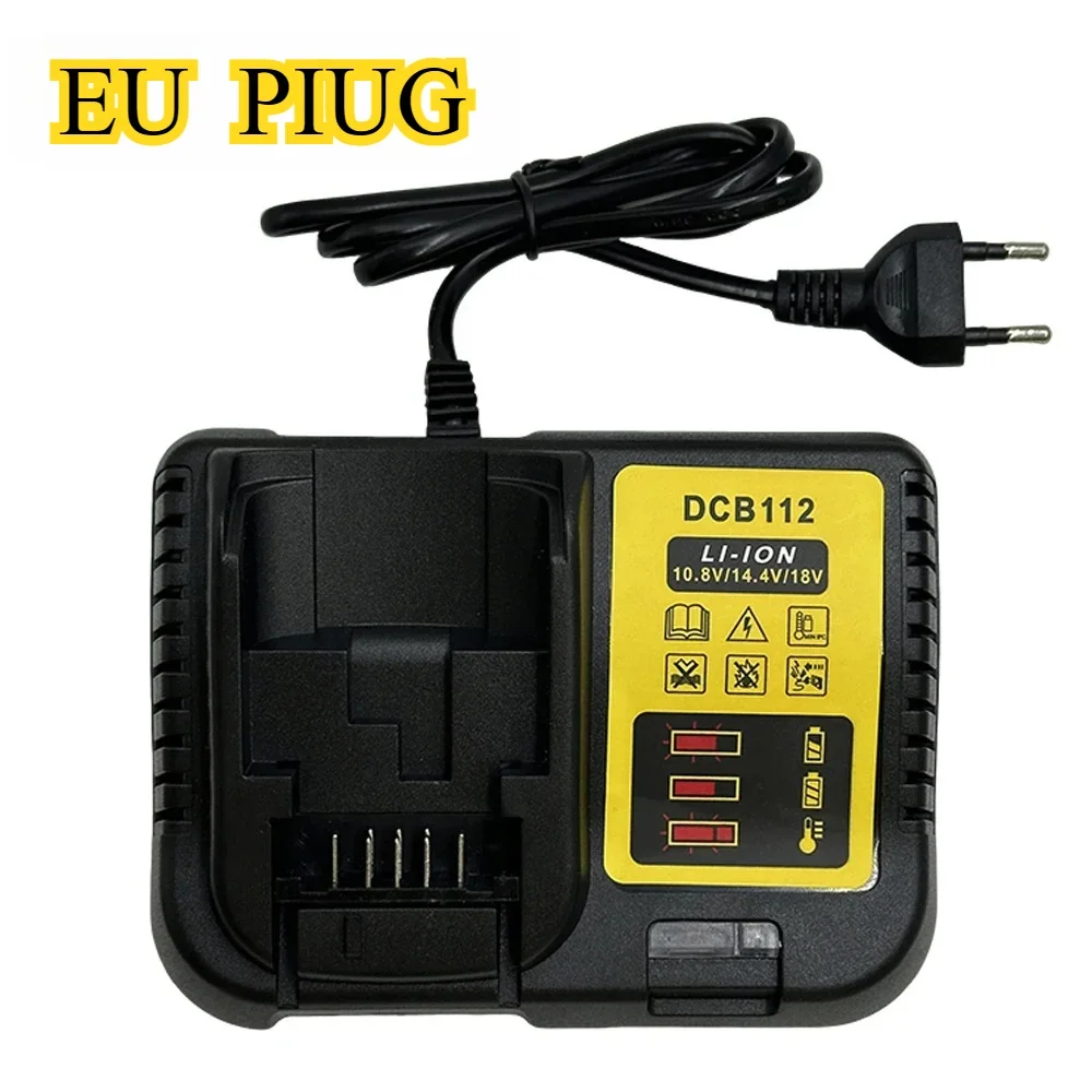 

Высококачественное зарядное устройство DCB112 для аккумуляторов Dewalt 10.8V 12V 14.4V 18V 20V DCB206 DCB205 DCB204 DCB203 DCB120, DCB107 DCB115 DCB105