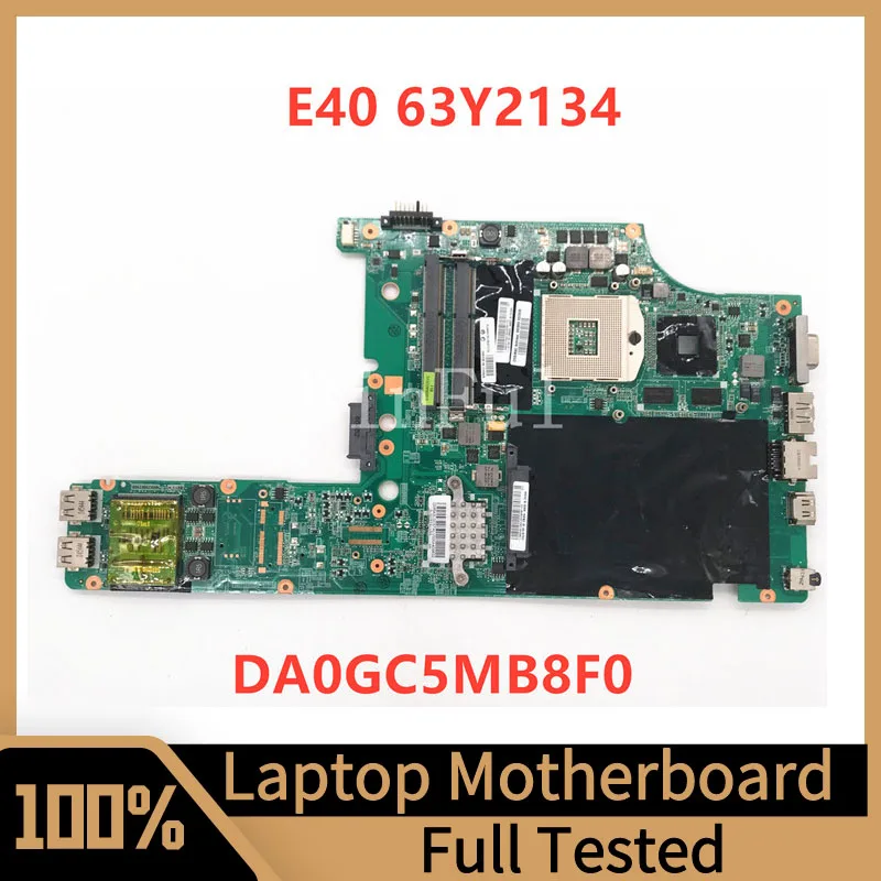 

DA0GC5MB8F0 Mainboard For LENOVO Thinkpad E40 Laptop Motherboard 63Y2134 216-0728018 HM55 DDR3 100% Full Tested Working Well