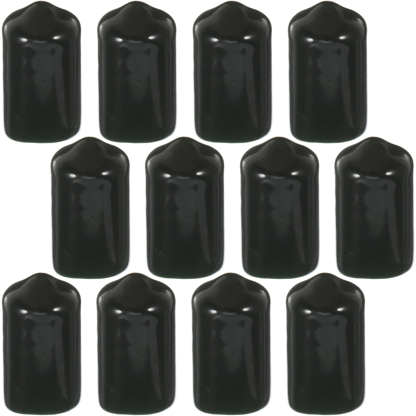 

24pcs Bamboo Pole Protective Covers Durable PVC Cane Caps Weather Resistant Plant Support Rod Topper Protectors Garden Farm Use