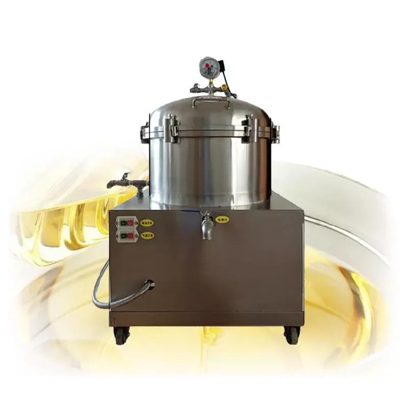 2023 Refined Sunflower Cooking Oil Filter Machine Vegetable Soybean Oil Pressers Filtration Purifier Extraction Machine