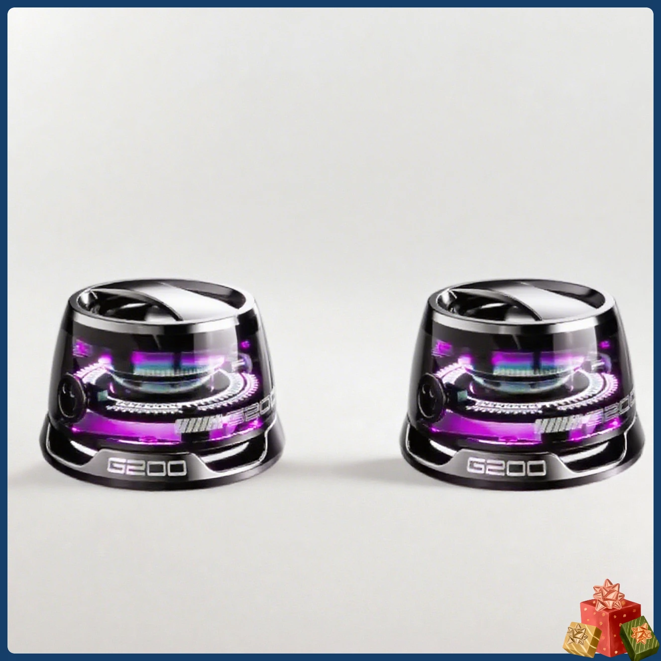 *-*Portable Bluetooth Speaker G200 RGB Lighting Magnetic Speaker BT5.0 Mini Sound Box 7 Hours Playback Phone Holder