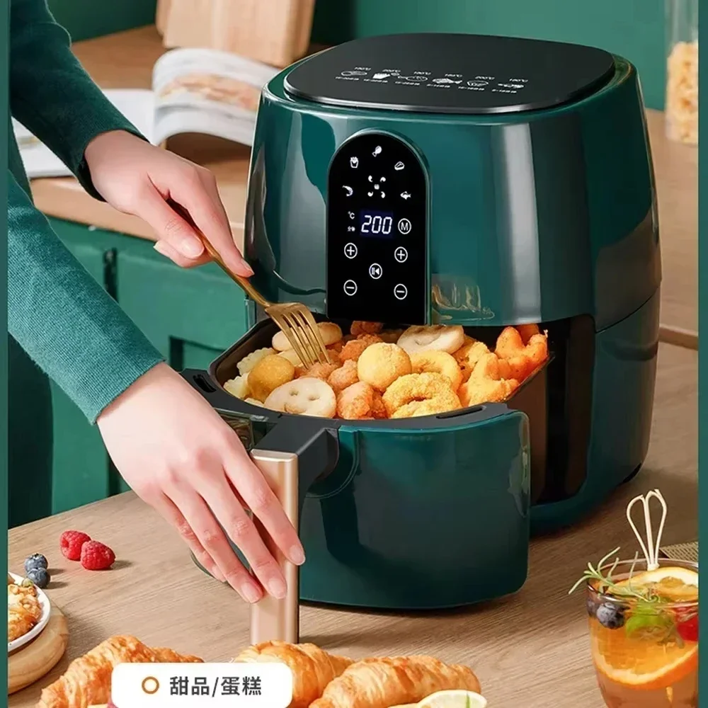 multifunctional smart oil-free smokeless air fryer French fries 6L large capacity air fryer new home kitchen