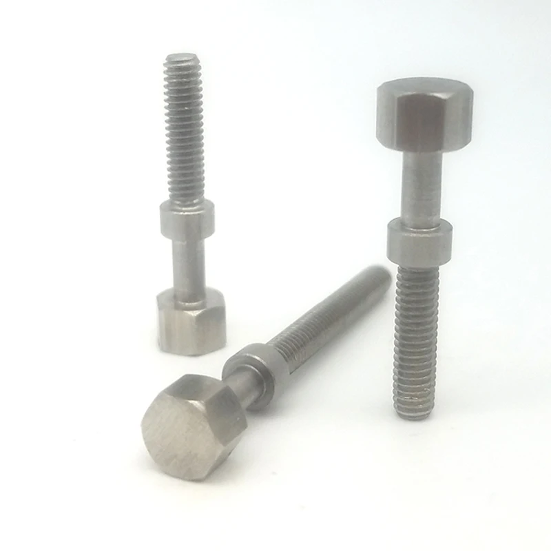 AJST Adjusting Bolts - Hex Head Fine Thread Carbon Steel and Stainless Steel Nickel-plated Bolts