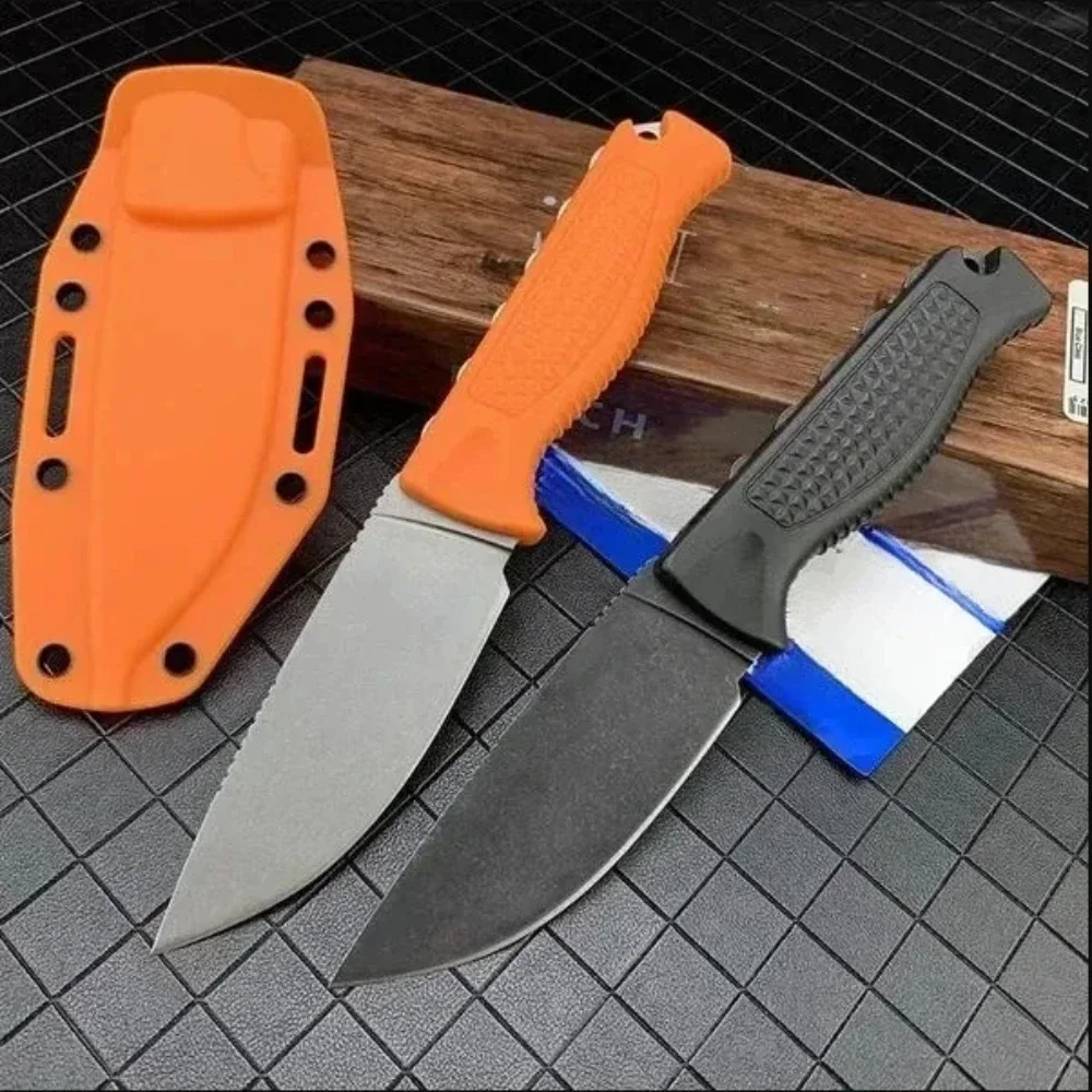 

2 Colors BM 15006 Portable Fixed Blade Knife CPM-S30V Blade Nylon Glass Fiber Santoprene Handle Outdoor Tactical EDC Knives