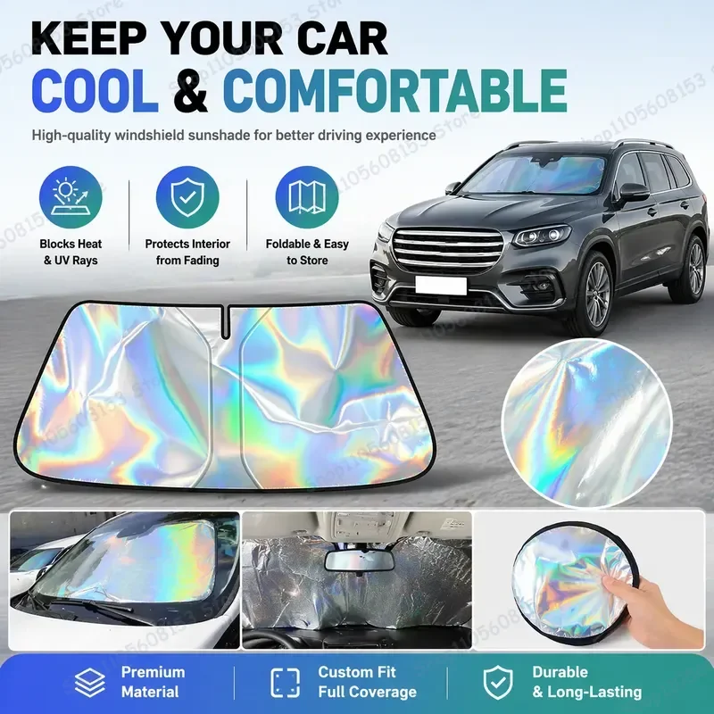 

For Benz GLS X166 X167 W167 580 Foldable Windshield Sun Shade UV Reflective Heat Blocking Interior Protection Cover Car